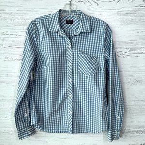 UNTUCKIT Gingham Check Plaid Button Down Shirt 2